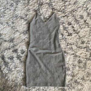 H&M - Glitter Spaghetti Strap Mini Dress
